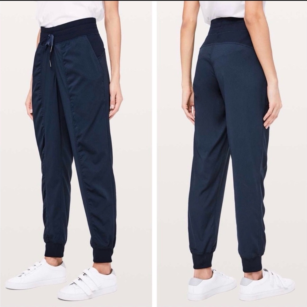 lululemon athletica Navy High-Rise Drawcord Joggers